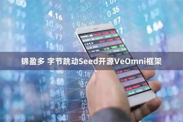 锦盈多 字节跳动Seed开源VeOmni框架