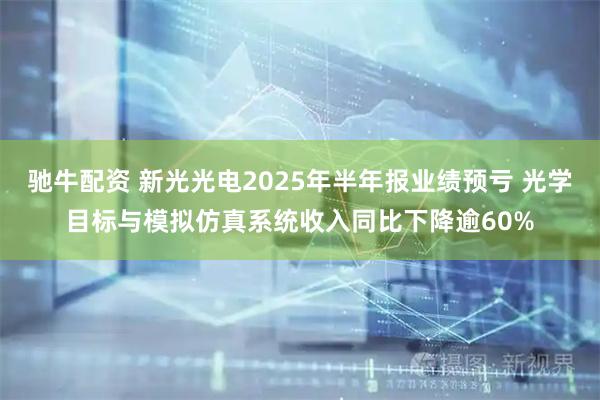 驰牛配资 新光光电2025年半年报业绩预亏 光学目标与模拟仿真系统收入同比下降逾60%