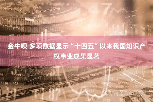 金牛呗 多项数据显示“十四五”以来我国知识产权事业成果显著