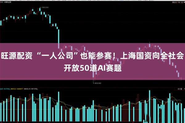 旺源配资 “一人公司”也能参赛！上海国资向全社会开放50道AI赛题